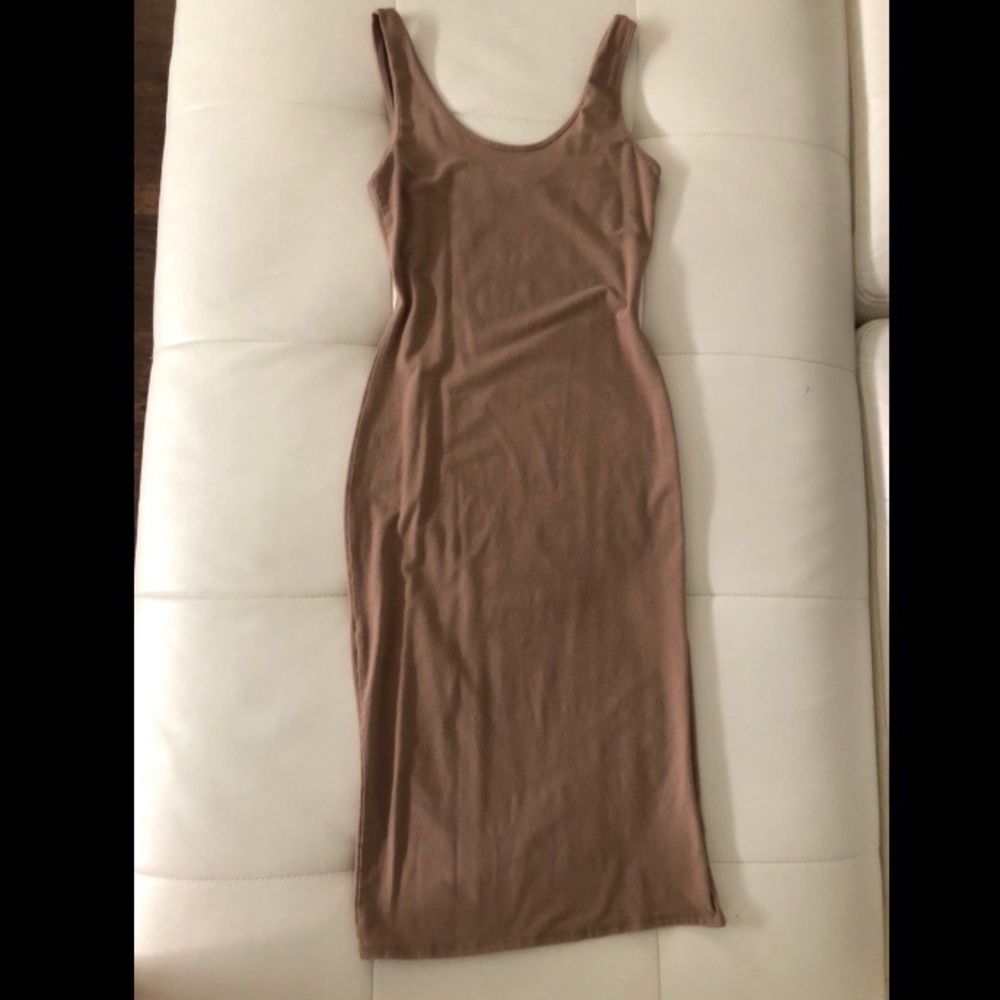 Tan Bodycon Dress